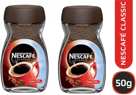 Buy NESCAFÉ CLASSIC 50g 24ct from JJ Trading Inc. Wholesale grocery supplies, best prices, and shipping across the USA.