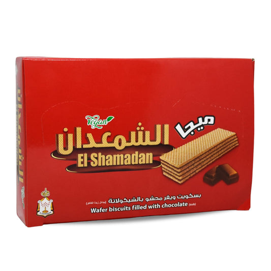 EL SHAMADAN MEGA WAFER BISCUIT FILLED.                                                                    (12BOXx6PACKETS)