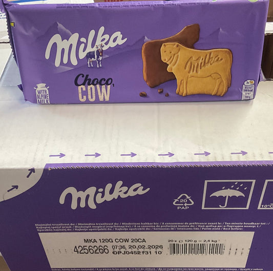 MILKA CHOCO COW BISCUITS 120g 20 pcs