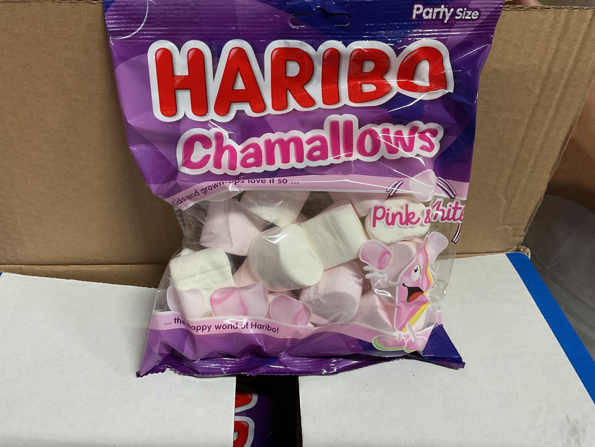Buy HARIBO Chamallows from JJ Trading Inc. Wholesale grocery supplies, best prices, and shipping across the USA.