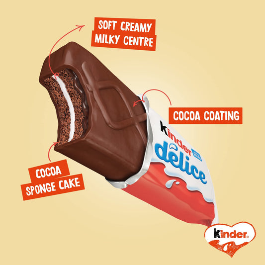 KINDER DELICE CHOCOLATE 39g 20pcs