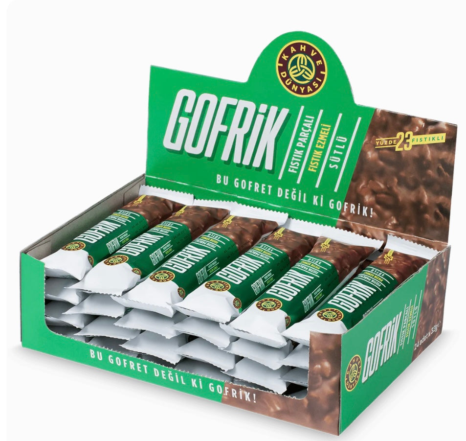 Buy Ulker Kahve Dunyasi Gofrik 33g 144pcs (12x12) from JJ Trading Inc. Wholesale grocery supplies, best prices, and shipping across the USA.