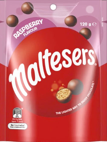 Buy RASPEBERRY MALTESERS 14 pcs (110G) from JJ Trading Inc. Wholesale grocery supplies, best prices, and shipping across the USA.