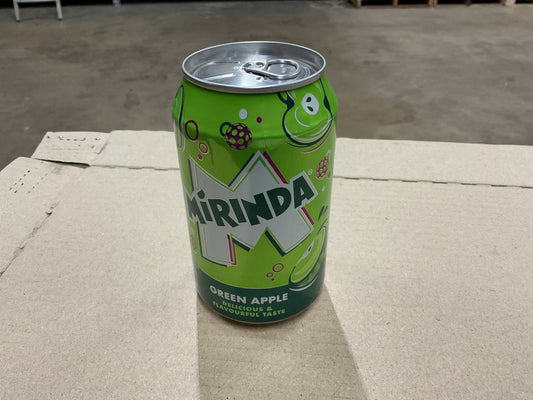 Buy MIRINDA GREEN APPLE 330 ml 24 cans from JJ Trading Inc. Wholesale grocery supplies, best prices, and shipping across the USA.