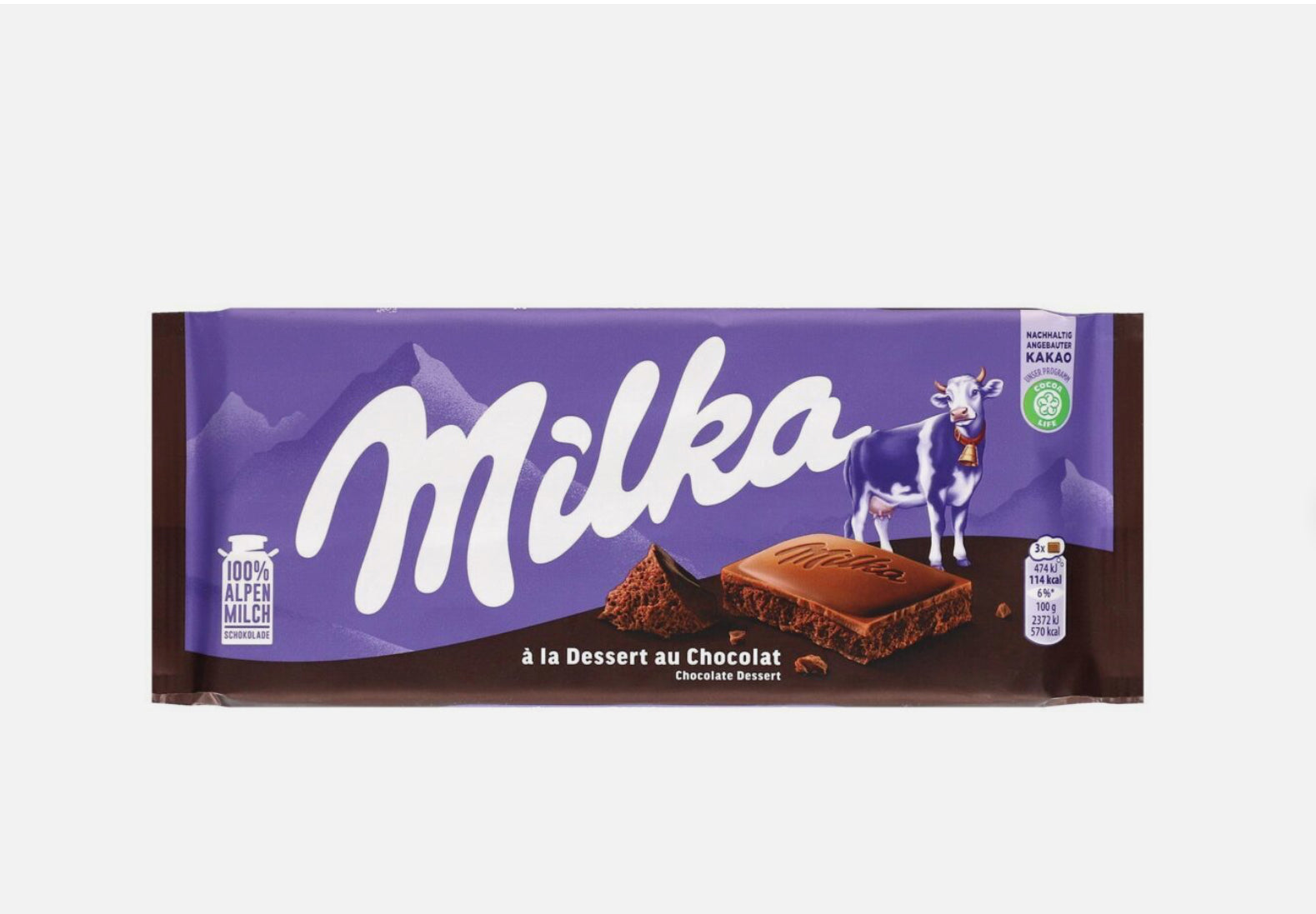 Buy MILKA CHOCOLATE DESSERT 100g 22pcs from JJ Trading Inc. Wholesale grocery supplies, best prices, and shipping across the USA.
