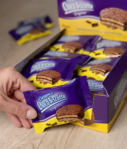 Elegance Biscotto Cocoa Triple Chocolate 24pcs
