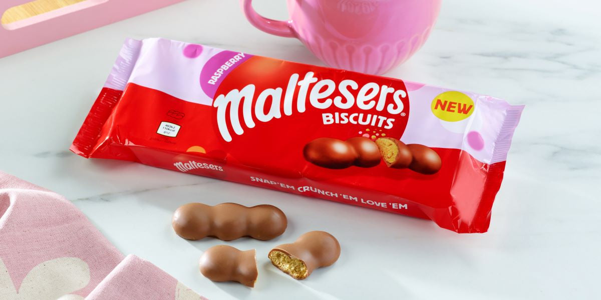 Buy MALTESERS BISCUITS RASPBERRY 110g 14pcs from JJ Trading Inc. Wholesale grocery supplies, best prices, and shipping across the USA.