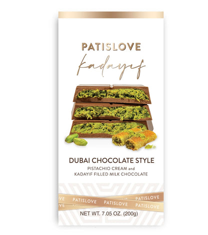 Buy PATISLOVE DUBAI STYLE CHOCOLATE 200g (10*4)pcs from JJ Trading Inc. Wholesale grocery supplies, best prices, and shipping across the USA.