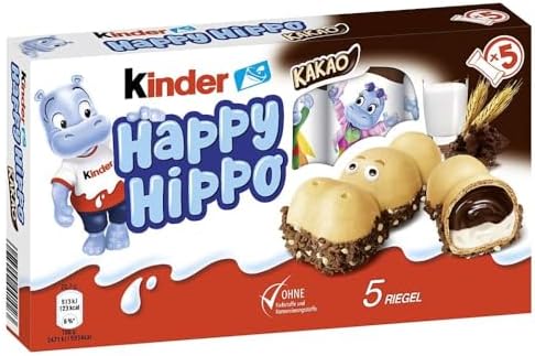 KINDER HAPPY HIPPO COCOA 103.5g 50pcs (10x5)