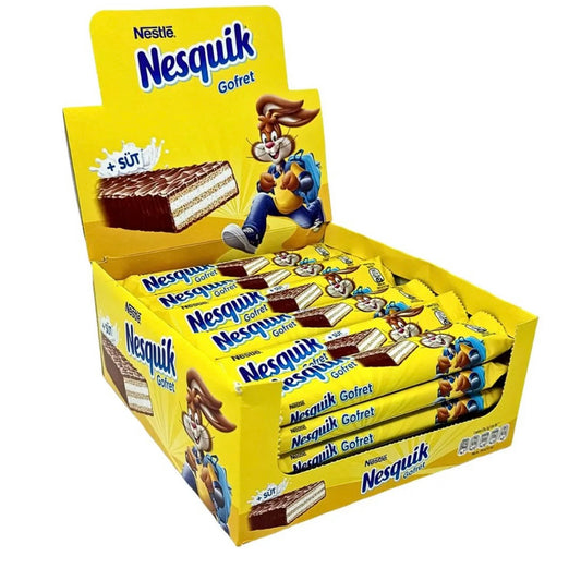 Buy Nestle Nesquick Wafer 26.7g 360 pcs (30x12) from JJ Trading Inc. Wholesale grocery supplies, best prices, and shipping across the USA.