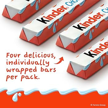 Buy KINDER CHOCOLATE T8 100g 40 pcs (10x4) from JJ Trading Inc. Wholesale grocery supplies, best prices, and shipping across the USA.