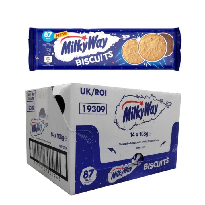Buy MILKY WAY COKIES 108g 14pcs from JJ Trading Inc. Wholesale grocery supplies, best prices, and shipping across the USA.