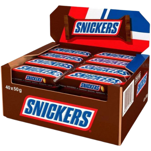 SNICKERS CHOCOLATE BAR 50g 40 pcs
