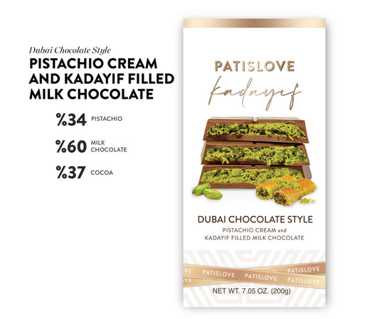 PATISLOVE DUBAI STYLE CHOCOLATE 200g 10pcs