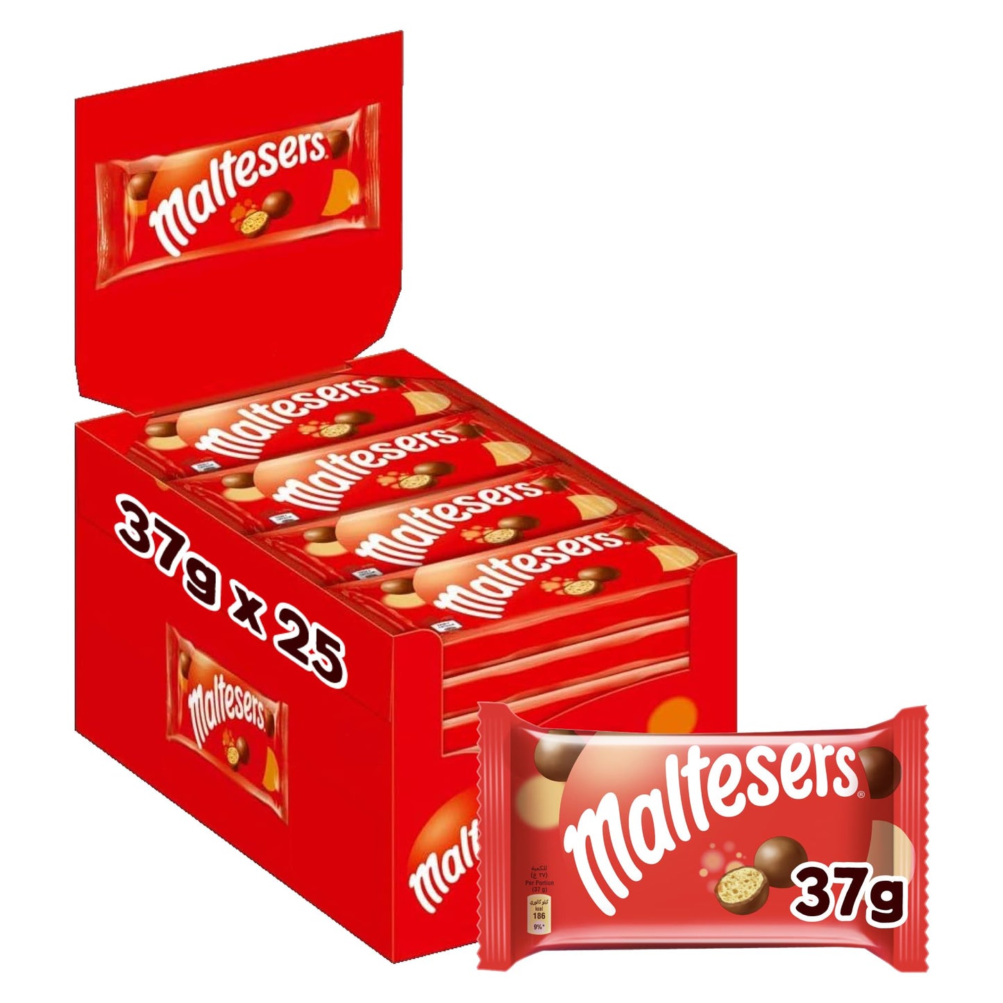 MALTESERS CHOCOLATE 37g 25pcs