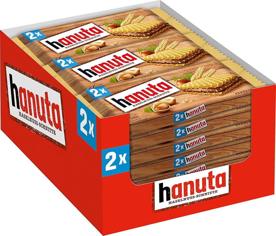 Buy FERRERO HANUTA WAFER 44g 18 pcs from JJ Trading Inc. Wholesale grocery supplies, best prices, and shipping across the USA.