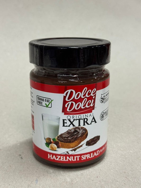DOLCE DOLCI HAZELNUT SPREAD ORIGINAL EXTRA 370g 12 pcs
