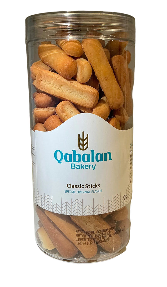 Qabalan Bread Sticks Plain Mini 350g X 8 Pcs