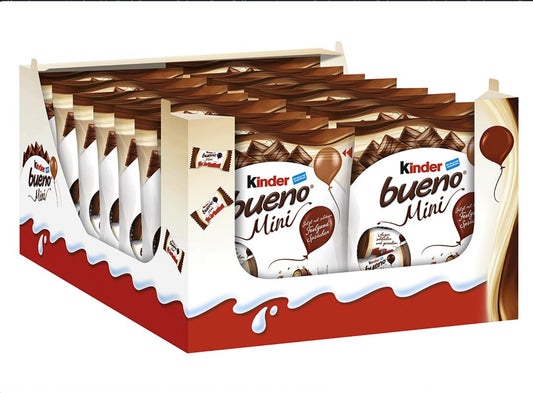 Buy KINDER BUENO MINI 108g 16pcs from JJ Trading Inc. Wholesale grocery supplies, best prices, and shipping across the USA.