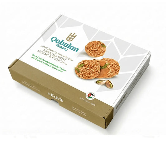Qabalan Barazek With Sesame 350g X 8Pcs