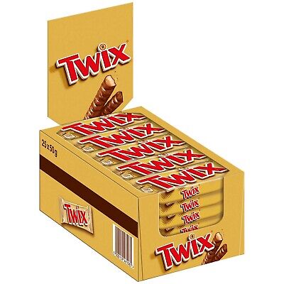 Buy TWIX CHOCOLATE BAR 50g 10x25pcs from JJ Trading Inc. Wholesale grocery supplies, best prices, and shipping across the USA.