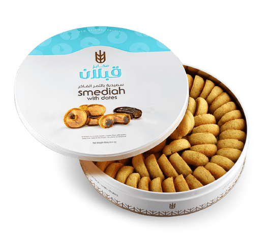 Qabalan Smediah with Dates (Sugar Free) 850g X 6Pcs