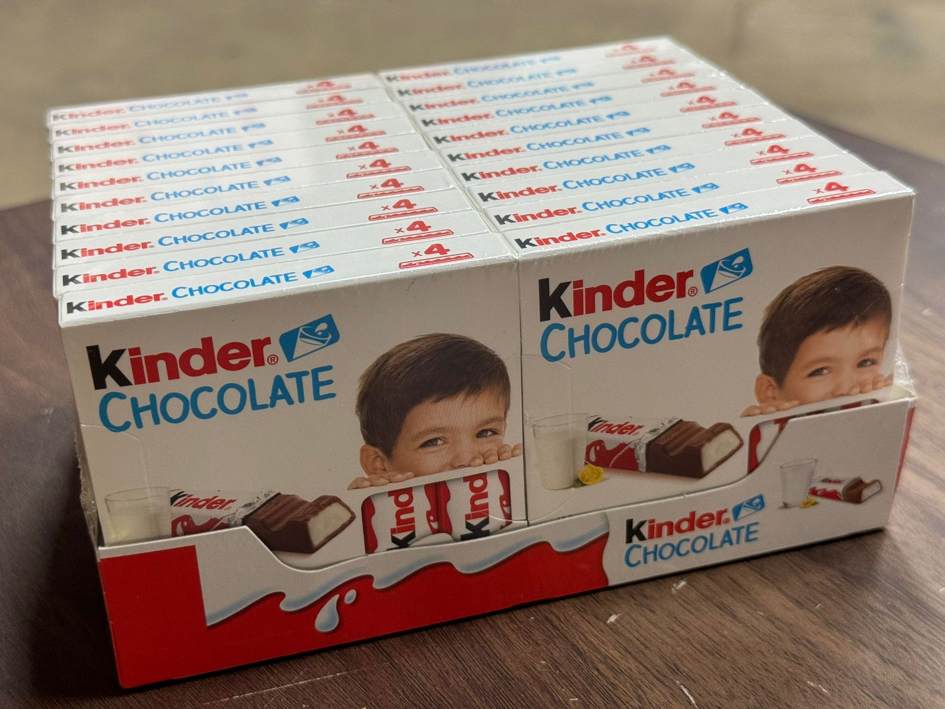 Buy KINDER CHOCOLATE (T4) 50g 20 pcs from JJ Trading Inc. Wholesale grocery supplies, best prices, and shipping across the USA.