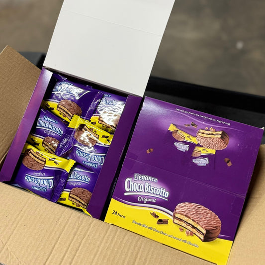 Buy Elegance Biscotto Cocoa Biscuit Original 26g 144 pcs (24x6) from JJ Trading Inc. Wholesale grocery supplies, best prices, and shipping across the USA.