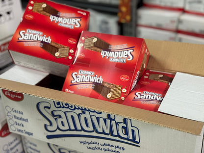 ELEGANCE SANDWICH CHOCOLATE COATED 50g 72 pcs (12*6)